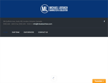 Tablet Screenshot of mloebachlaw.com
